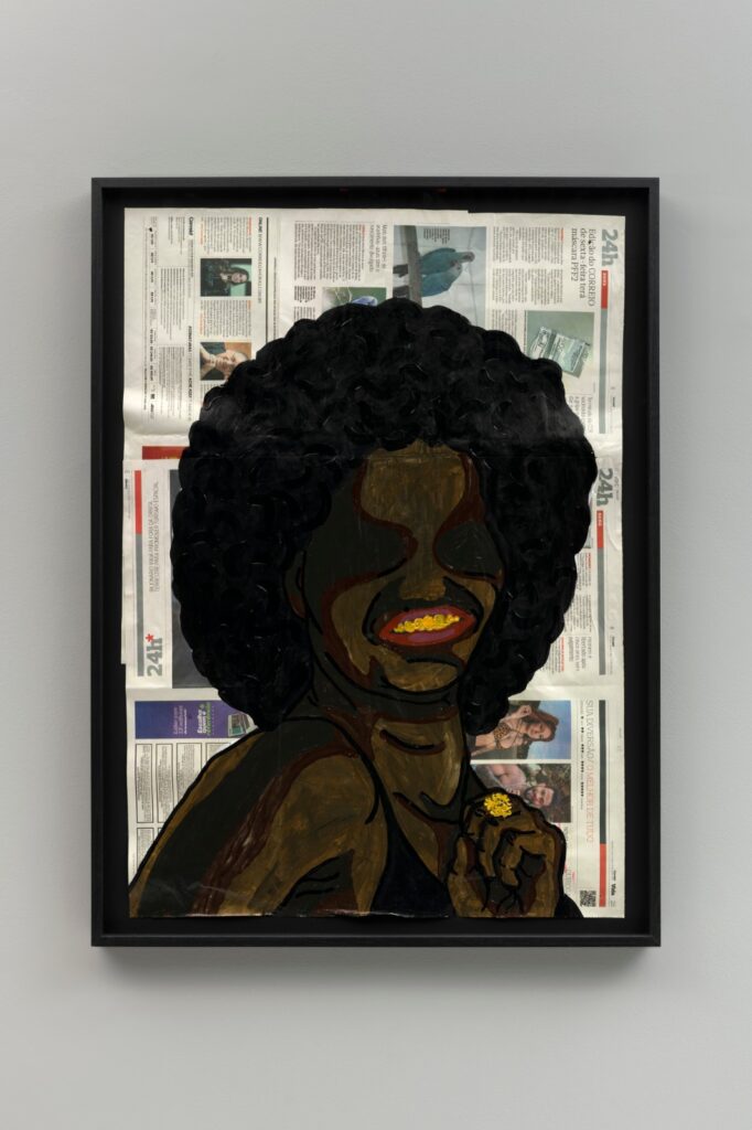 Acrílica sobre jornal, 84 x 59 cm. Coleção Museu Nacional Centro de Arte Reina Sofia. Foto: divulgação